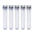 30ml Clear Plastic Test Tubes 25pcs Plastic Test Tubes with Screw Caps, Tubes for Candy and Beads Storage Scientific Experiments Tubes