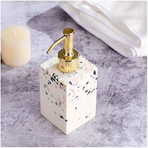 GRDDBZA (220ml) Art Soap Dispenser for Bathroom Kitchen Hotel, Household Sink Bathroom Kitchen Hand Sanitizer Soap