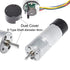 Encoder Metal Gearmotor 12V DC High Speed 600RPM Gear Motor with Encoder for Robotics