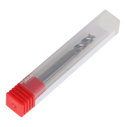 Carbide Alu-Power Square End Mill, 3 Flute, 1/4 Inch, 45 Degree Helix, Tungsten Steel