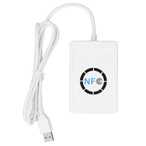 LAISANIM 13.56MHz, 50mm Contactless IC Card Reader Writer | USB NFC Copier Duplicator for Felica