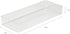 Simplify Long Rectangular Drawer Organizer, Multi-Purpose for Jewelry, Cosmetics, Desk Accessories, Super Clear