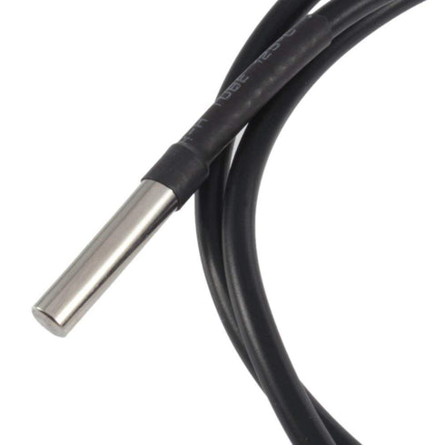 HiLetgo 5pcs DS18B20 Temperature Sensor Probe, Waterproof Stainless Steel Package, 1M