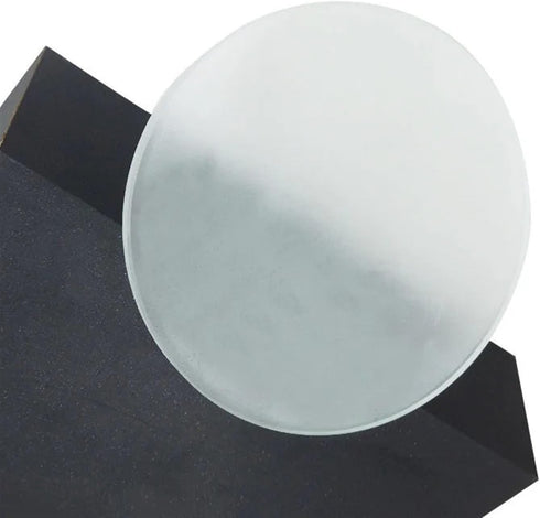1pc 3-3/4" PP-95 Diameter Microscope Specimen Stage, Translucent Frosted Glass Working Plate