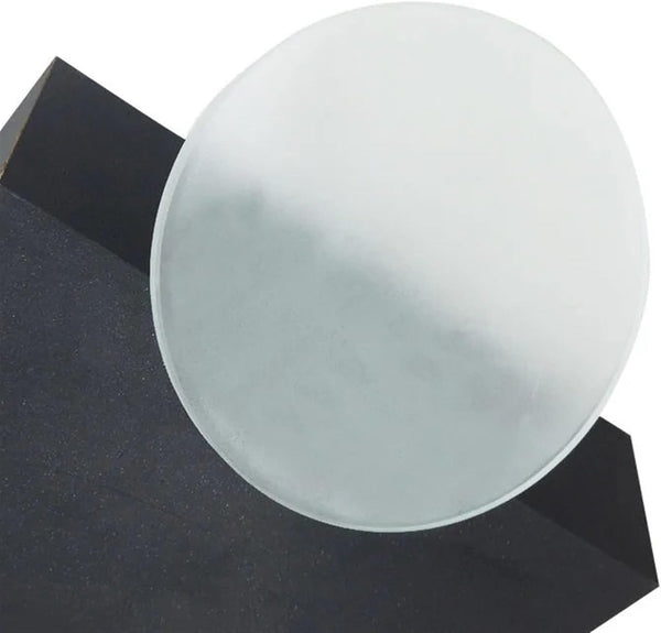 1pc 3-3/4" PP-95 Diameter Microscope Specimen Stage, Translucent Frosted Glass Working Plate
