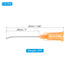 PATIKIL Blunt Tip Dispensing Needles 23G, 12 Pcs 1 Inch Industrial Liquid Dispenser Needle with Lure Lock for Refilling Liquid Ink Adhesive Glue, Orange