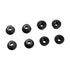 8PCS Flange M4 Lock Nuts, Serrated Nylon Self-Tightening Aluminum M4 Wheel Hardware for Axial HPI TLR ECX RC Car