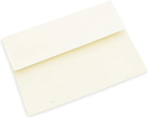 Kathmandu Valley Co. 4x6 inch Handmade Lokta Paper Envelopes, Vintage Envelopes for Wedding Invitations (100 Pack)