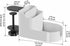 SiaBiced Desk Side Storage Organizer Easy Installation Table Clamp Box Stand Multi Purpose Desk Side Clamp for Home