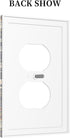1 Outlet Covers Paisley Pattern Flower Cashew Flower Plant Gang Duplex Electrical Receptacle Faceplate Light Switch