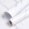 Livelynine Marble Contact Paper, Waterproof Peel and Stick Wallpaper for Kitchen Countertop, White Cabinet Cover