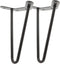 NUOBESTY 2pcs Stylish Desk Leg Height Hairpin Table Leg for DIY Replacement