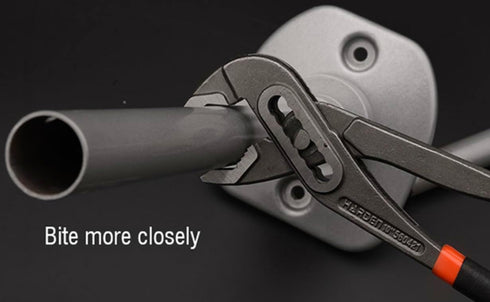 Edward Tools Pro Water Pump Pliers 10 - Heavy Duty Groove Joint Pliers with Quick Adjust and Ergo Grip Handle