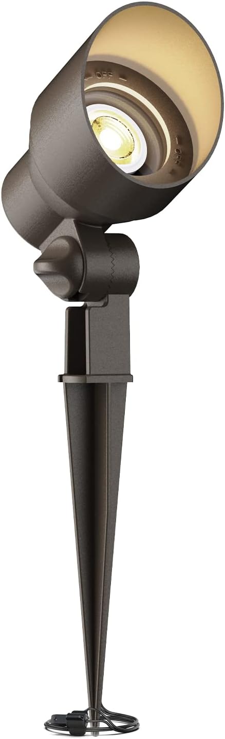 GOODSMANN Low Voltage Landscape Lights, 3W LED Floodlights with Replaceable Bulb, 200 Lumen, 12V AC