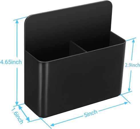 Tofun Black Magnetic Marker Holder for Whiteboards/Fridge/Refrigerator/School Locker, Dry Erase Whiteboard Marker