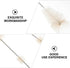 5Pcs Set 10.23In Volume Bottle Brush Test Tube Cleaners with Flexible Bristles for Glass Bottles Straws Lab Flask