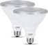 PAR38 Bulb, 75W 750 3000k 10.5W, E26 11,000-Hour PAR3875/10KLED/2, 2 Pack Feit Electric LED Light Equivalent, Lumens
