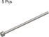 uxcell Straight Ejector Pins, 4mm (5/32") Dia. 65Mn Steel Round Tip Punch, 100mm (4") Long for Mechanical Maintenance