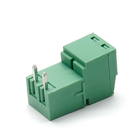 10Set 3.81mm Pitch Male Female 2-Pin PCB Screw Terminal Block Connector Plug KF2EDGK - Green