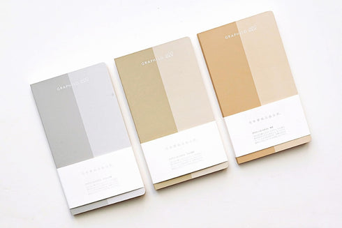 KOBEHA Graphilo Style Notebook for Fountain Pen - 8.27 x 4.72, 94 Sheets (188 Pages), 7mm Ruled 29-Line, Light-Cream