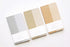 KOBEHA Graphilo Style Notebook for Fountain Pen - 8.27 x 4.72, 94 Sheets (188 Pages), 7mm Ruled 29-Line, Light-Cream