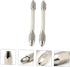 DOITOOL 6 Pcs Mini Vise Drill Model Tools, Hand Auger Miniatures, Double Ended Pin Vise Set