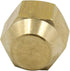 Legines 3/8" Flare Cap, Brass SAE 45 Degree Flare Tube Fitting, Pack of 2