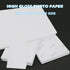 SNOMEL 4 200gsm (90 3.5 5, 4 6, 5 7, 8.3 11.7 Inch) Sizes Photo Paper, High Glossy White Photographic Paper, Advanced