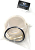 G Thread Female to NPT Male Pipe Fitting Adapter, Lead-Free Adapter (2 inch)