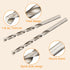 Mtsooning 10PCS Twist Drill Bits, 3mm HSS Reduced Shank Micro Bits for Electrical Drilling Tool, Stainless Steel Wood