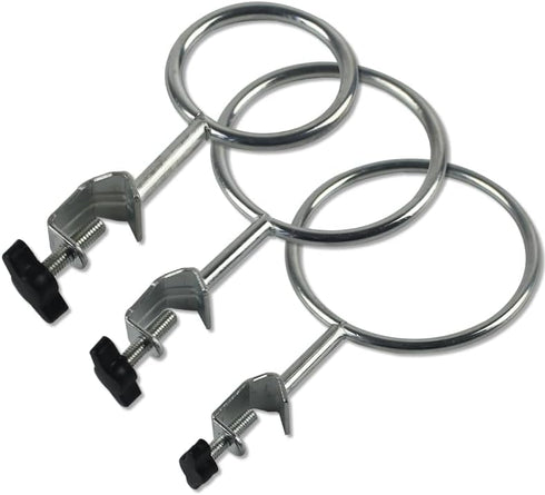 XMWangzi Laboratory Retort Support Ring Clamp for Flask and Beaker, Compatible with Burette Stand for Chemistry Physics