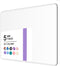 Mouse Pad - 30% Thicker White Computer Mousepad, Anti-Slip Rubber Mat for Gaming and Office (8 x 10 Inch)