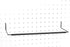 Extendable Paper Towel Holder for Pegboard, Fits Any Standard Pegboard, Organization Accessory Hook for Workshop,