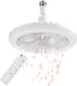 beogan Light Socket Fans with Lights and Remote - LED Socket Fan Light,