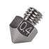 2pcs MK8 Plated Copper Nozzle 0.4mm Wear Resistant for CR-10 Ender 3 Pro Ender 5 3D Printer (2X 0.4mm)