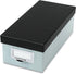 Oxford Index Card Storage Box, Holds 1,000 3 x 5 Cards, Blue Fog/Black Pressboard, 5.5 x 11.5 x 3.88