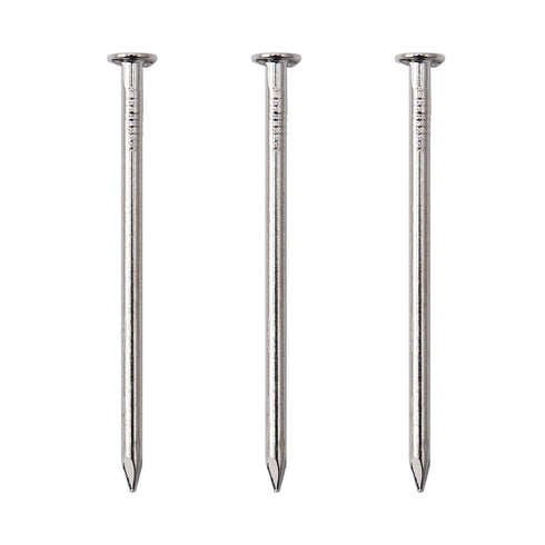 120pcs Hardware Nails, 2 Inches Nickel Plated Hanging Nails for Wood, Wall Hanging, Long Nails (2 in)