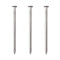 120pcs Hardware Nails, 2 Inches Nickel Plated Hanging Nails for Wood, Wall Hanging, Long Nails (2 in)