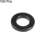 uxcell Nylon Flat Washers 12mm OD 6mm ID 1.5mm Thickness for Faucet Pipe Water Hose, 100-Pack