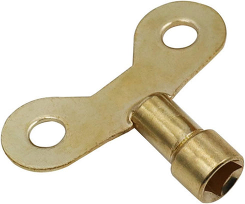 Radiator Bleed Key, Solid Brass Plumbing Key for Venting Air in Old Home Radiators and Tools