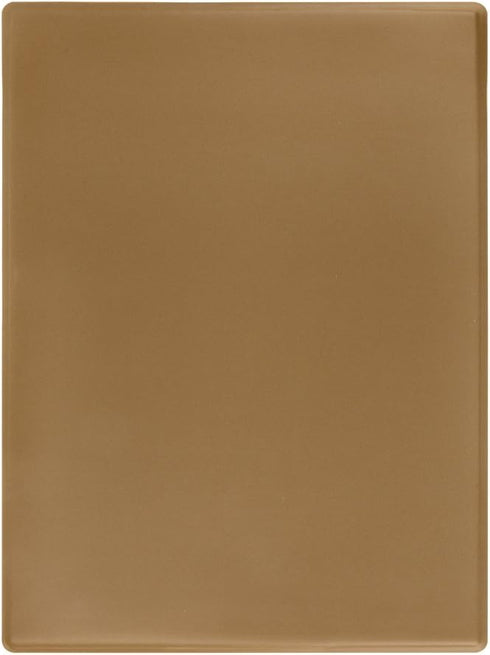 Multi-Purpose PU Leather Mouse Mat - Non-Skid Gaming Mouse Pad with Pen Loop and Transparent Sheet for Notes (Pink)