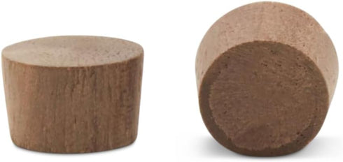 3/8 Inch Pack 100 Woodpeckers Walnut Wood Flat-Head Plugs for Furniture Screw Holes