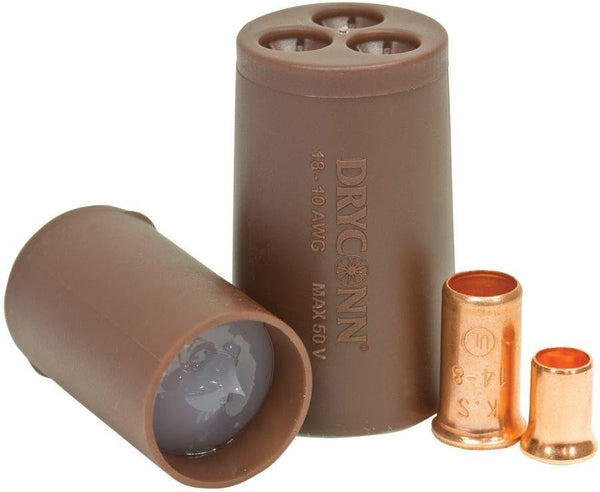 King Innovation DryConn Dry-Splice Connector with Crimp Sleeve (pre-filled) - Package of 25