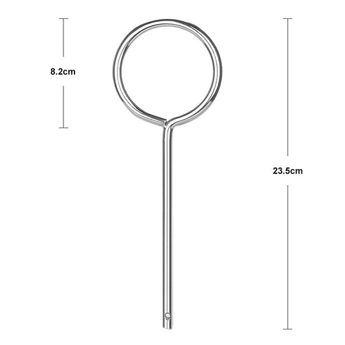 StonyLab Support Retort Ring, Chrome-Plated Closed Extension Ring for Laboratory Experiment, Sturdy and Corrosion