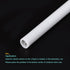 MECCANIXITY PTFE Electric Stirring Rod, 500mm Length Overhead Stirrer Mixer Shaft for Lab