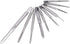 10PCS Micro Taps Bit Hand Screw Thread Taps M1 to M3.5 Tool Set