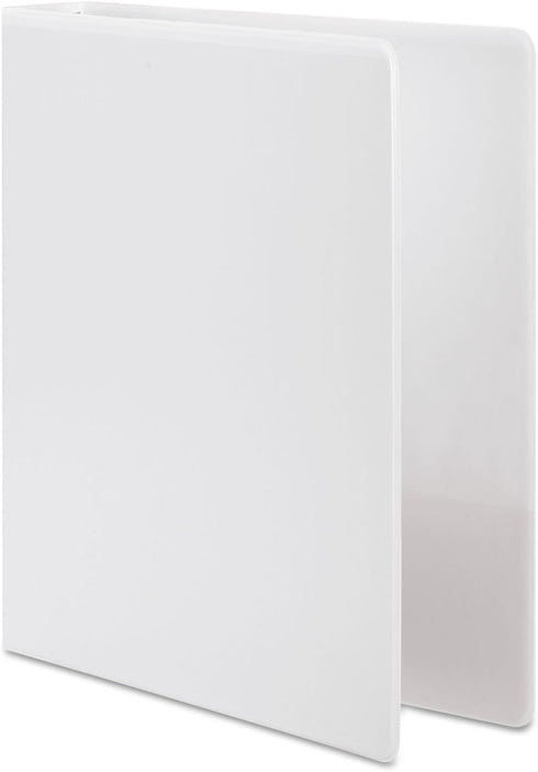 Wilson Jones 3 Inch White 3 Ring Binder, Basic Round Ring View Binder (W362-49W)
