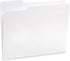 Blue Summit Supplies 100 White File Folders, 1/3 Cut Tab, Letter Size, Great for Organizing, 100 Pack