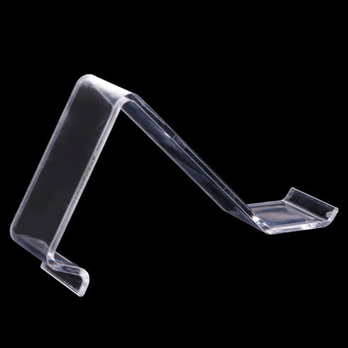 caralin Closet L Shaped Shoe Tray Clear Shoes Ract Stand Shelf Display Rack for Home Bedroom Dormitory Storage Holder