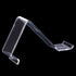 caralin Closet L Shaped Shoe Tray Clear Shoes Ract Stand Shelf Display Rack for Home Bedroom Dormitory Storage Holder